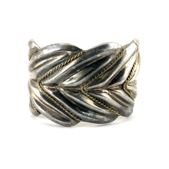 Vintage Sterling Silver 925 Mexico TB-77 Bracelet - Picture 1 of 3